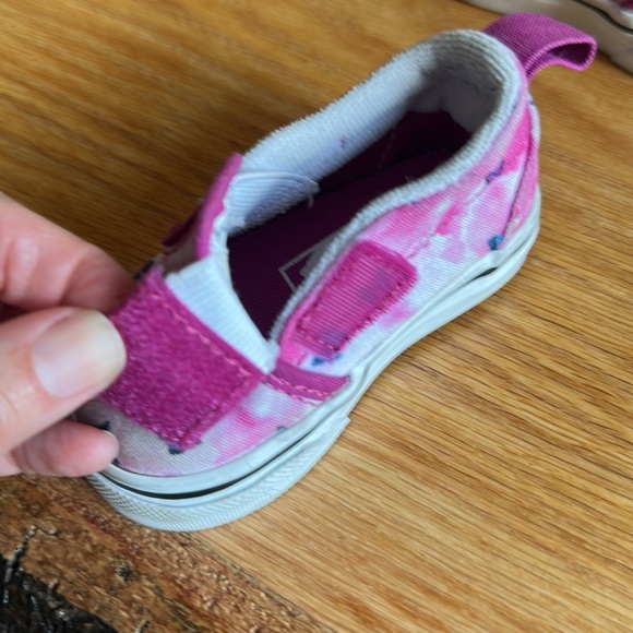 Vans toddler girls unicorn butterfly butterflies slip on .  Super condition. - Picture 4 of 9